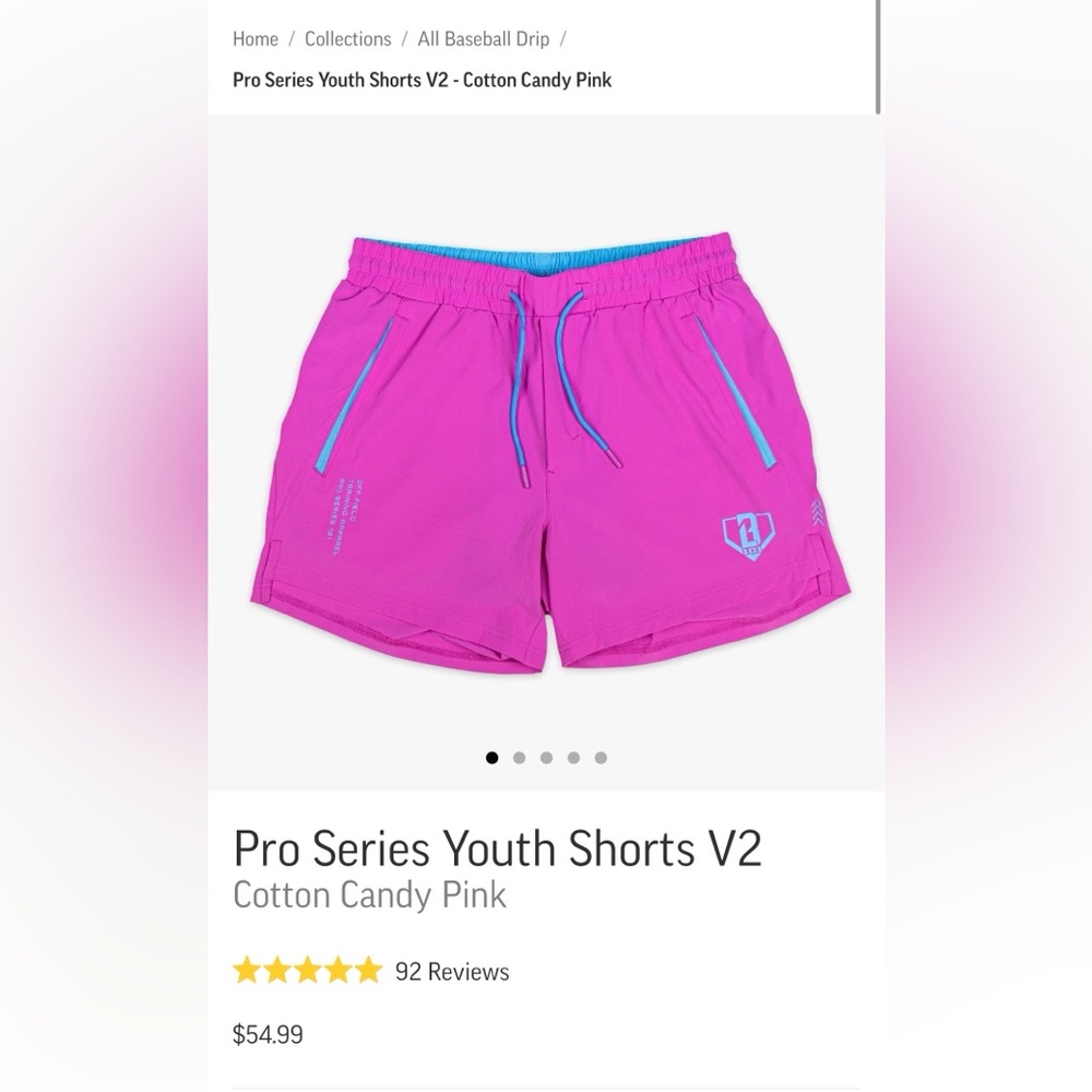 Pro Series V2 YOUTH BL101 Shorts